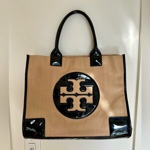 Tory Burch Tote in Tan and Black